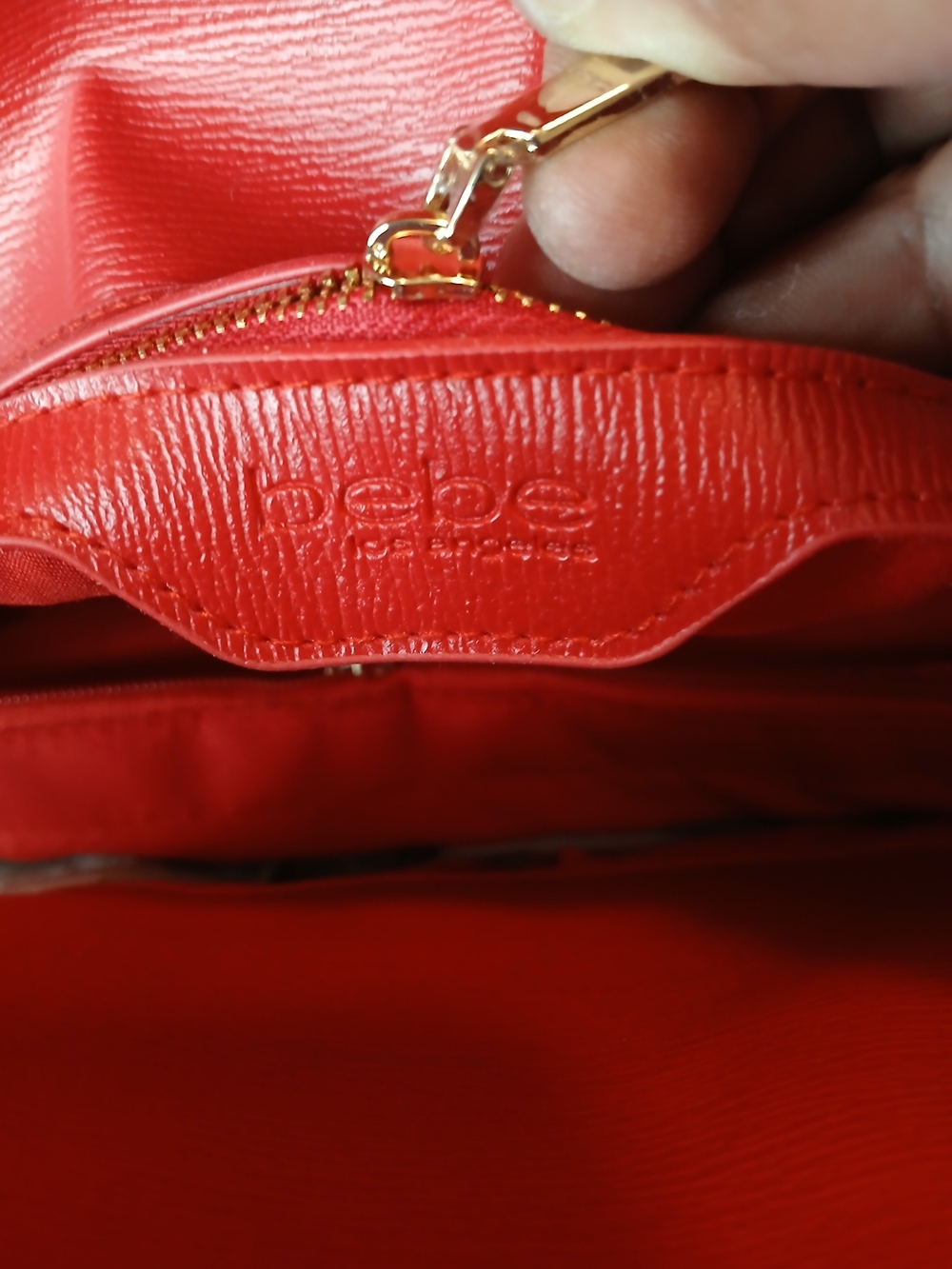 bebe Red Susana Shopper Top-Handle Satchel - Picture 5 of 6